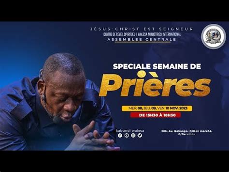 Direct Special Jours De Jeune Et Priere Mercredi Novembre