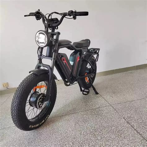 20x40 Wheel Electric Bike Dual Motor 2000w 44ah Dual Battery Oil