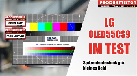 Im Test LG OLED55CS9LA OLED 4K Fernseher Produkttest24