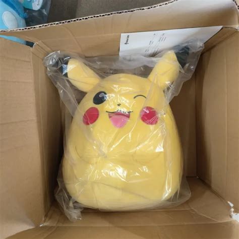 Original Pok Mon Center Winking Pikachu Squishmallows Plush