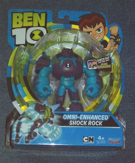 Playmates Toys Ben 10 Omni Enhanced Shock Rock Action Figure