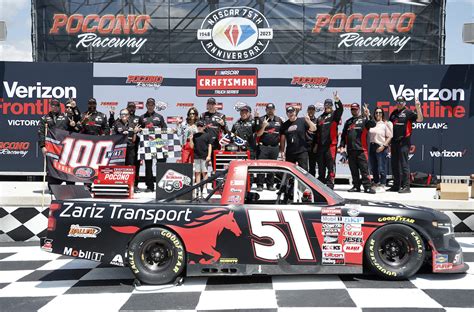 Kyle Busch Wins Craftsman Truck Series Crc Brakleen At Pocono