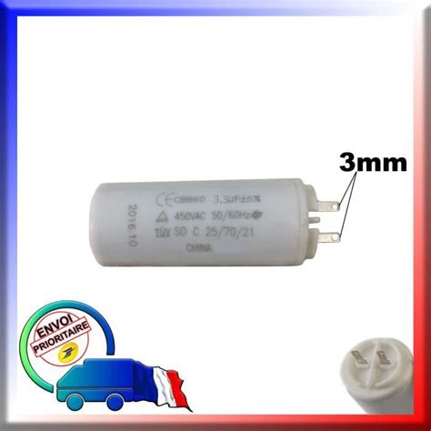 Condensateur Uf Pour Moteur Volet Roulant Store Somfy Cdiscount