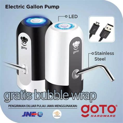 jual goto hydro pompa galon elektrik tinggal pencet gotoelectric pump