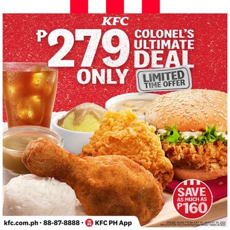 KFC BUCKET MEAL FREEBIES – PROUD KURIPOT