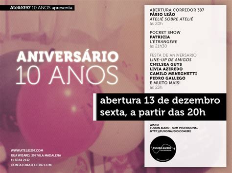 Aniversário 10 Anos Ateliê397