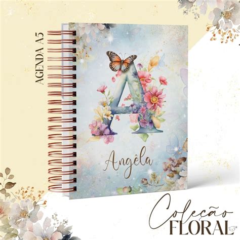 Arquivo Digital Coleção Floral Agendas 2024 Elo7