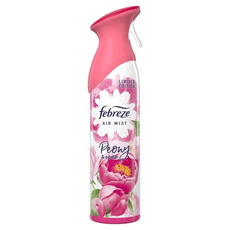 Febreze Air Mist Peony And Cedar Air Freshener 185ml Tesco Groceries