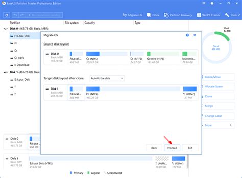 Windows u Yeniden Yüklemeden İşletim Sistemini SSD ye Aktarma EaseUS