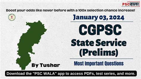 Cgpsc Prelims Top Most Expected Questions With Answers And