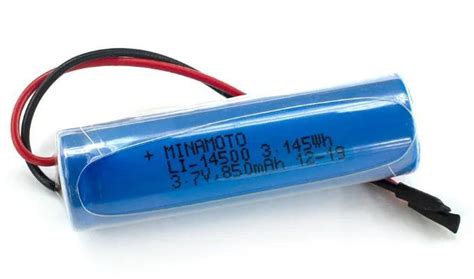 Аккумулятор Li Ion Minamoto Li 14500 N W 3 7V 850mAh с выводами под