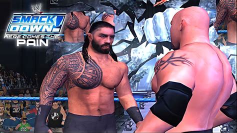 Roman Reigns Vs Goldberg One On One WWE Smackdown Here Comes The