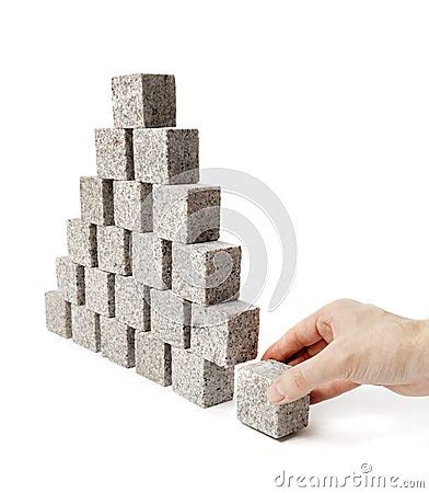 pierre angulaire photo stock image