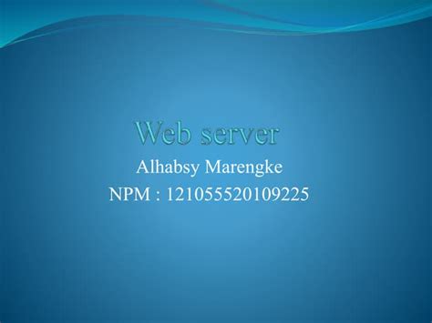 sejarah web server pptx