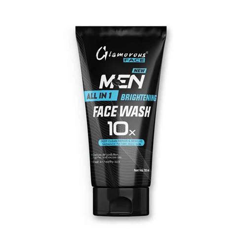 Glamorous Face All In 1 Brightening Men Face Wash 10x - Eshaistic.pk