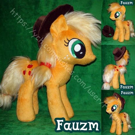 Applejack plush toy - YCH.Commishes