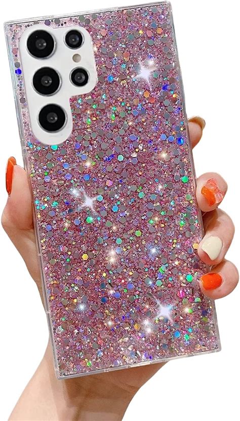 Ytanazing For Samsung Galaxy S24 Ultra Glitter Case Cute Sparkle Bling Shiny