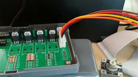 Stepper Motor Demo On 8086 Microprocessor Kit Youtube