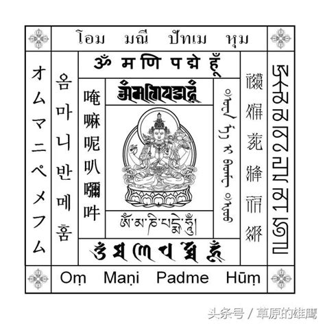 西夏文、梵文和漢文等12種文字版的六字大明咒 每日頭條