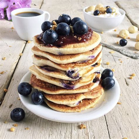 Low Carb Bananen Pancakes Mit Blaubeeren Artofit