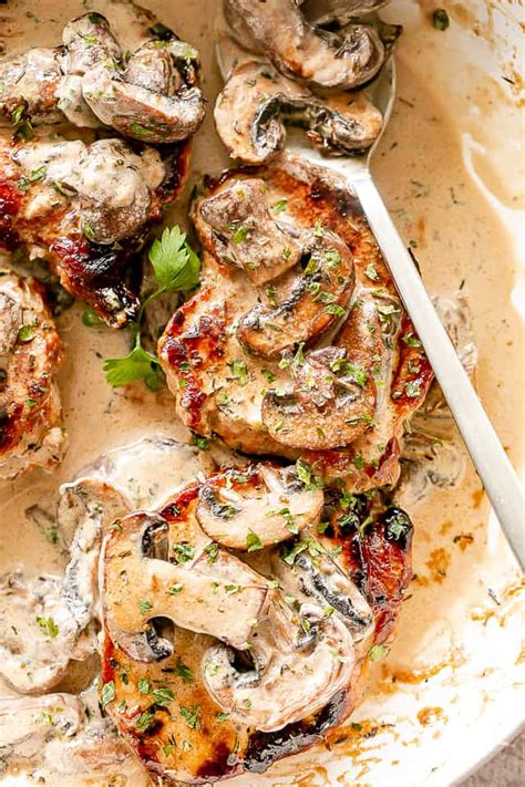 Baked Pork Chops With Creamy Mushroom Sauce Recipe Deporecipe Co