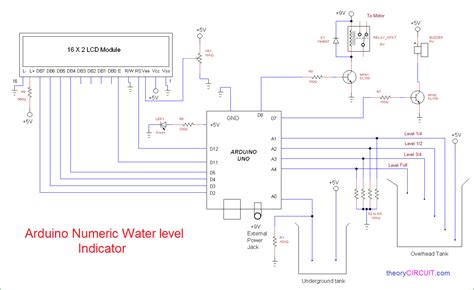 Simple Water Level Indicator With Buzzer Circuit Diagram Circuit Diagram