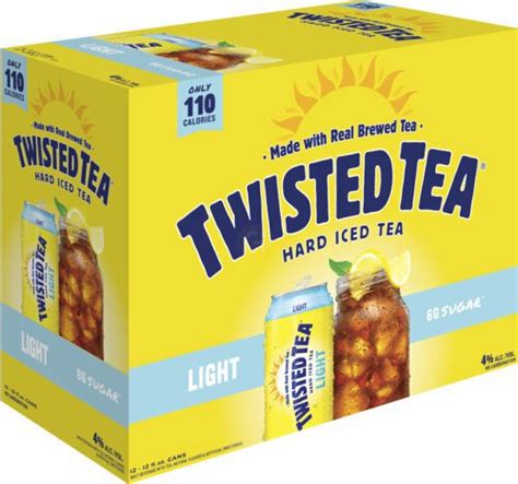 Twisted Tea Light Hard Iced Tea Oz Total Beverage