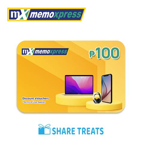 Memoxpress P100 Worth Voucher SMS EVoucher Lazada PH