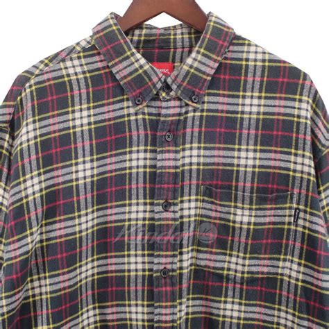 Supremeシュプリーム 20aw Tartan Flannel Shirt タータン チェック フランネルシャツ ブランド表記ブラック実物 マルチカラー サイズ 13｜【公式