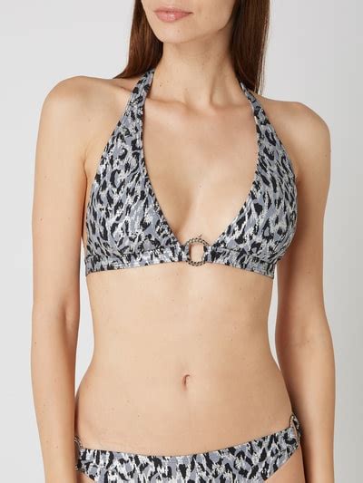 MICHAEL Michael Kors Bikini Oberteil Mit Neckholder Black Online Kaufen