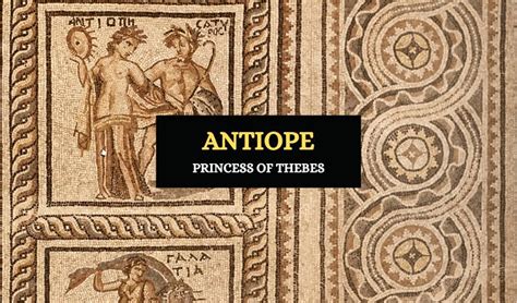 In Greek Mythology Antiope Also Known As Antiopa Was A Theban