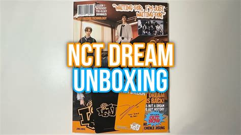 Unboxing Nct Dream Istj Introvert Ver Cherrytrades Youtube