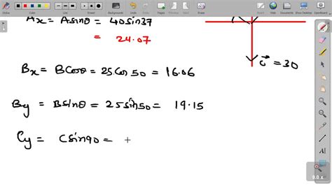 Solved Q Three Vectors Are Shown In The Figure Their Magnitudes Are