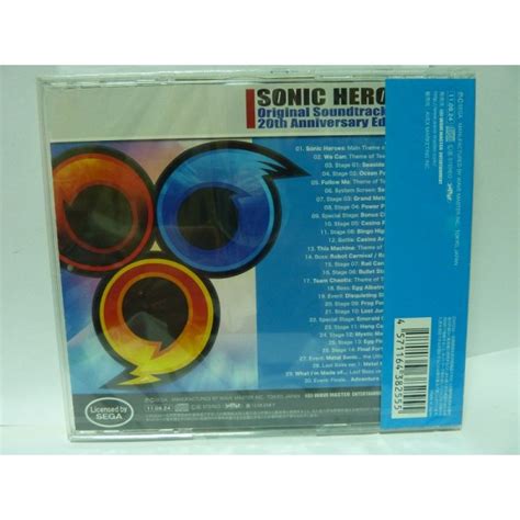 Sonic Heroes Soundtrack Neuf Retrogameshop