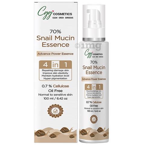 CGG Cosmetics 70 Snail Mucin Essence Moisturiser Buy Pump Bottle Of