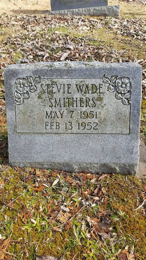 Stevie Wade Smithers 1951 1952 Memorial Find A Grave