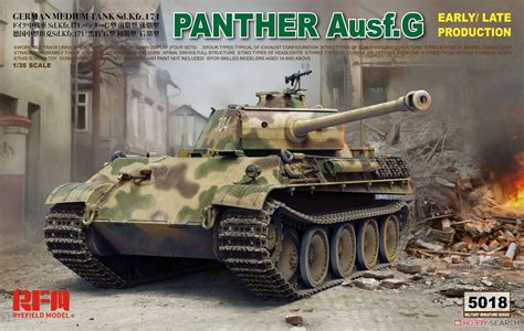 Panther Ausf G Early Late Rye Field Model Rm