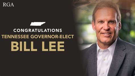 RGA Congratulates Tennessee Governor-Elect Bill Lee