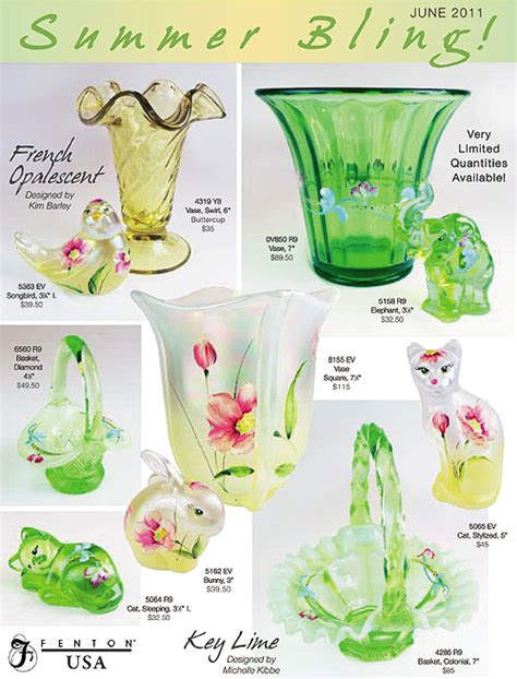 Fenton Glassware Identification And Value Guide