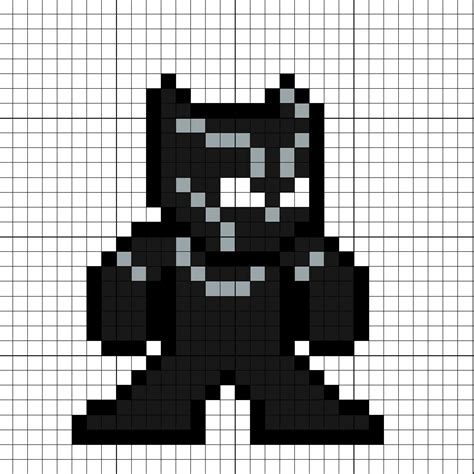 Black Panther Pixel Art