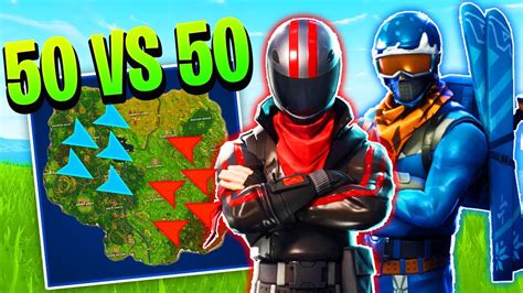 Invincible Base In Fortnite New 50 Vs 50 Game Mode Fortnite