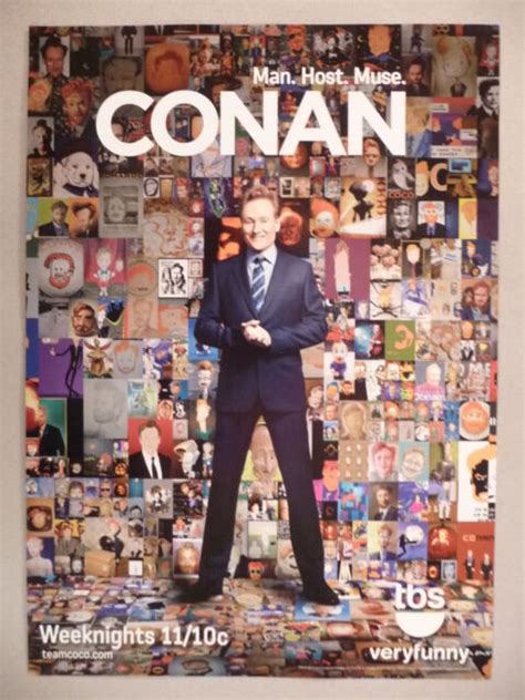 Conan Tv Show Print Ad 2014 Conan Obrien Ebay