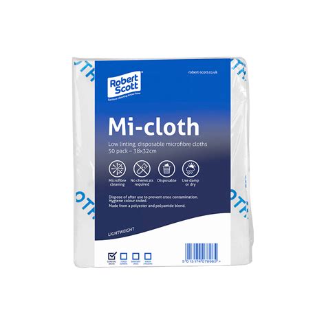 Robert Scott Mi Cloth Pack Microfibre Cloth Candor Services