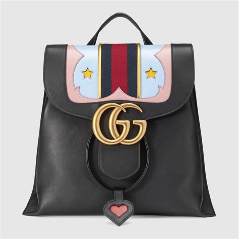 Gg Marmont Leather Backpack Gucci Women S Backpacks 432265dlxmt8767