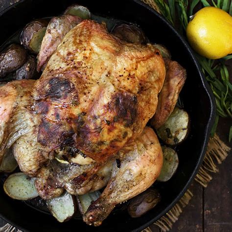 Tarragon Roasted Chicken Seasons And Suppers