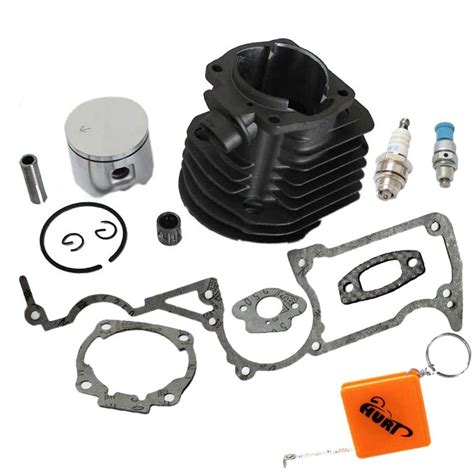 Huri 46mm Cylindre And Piston Kit Joint And Soupape De Décompressionpour Pour Tronçonneuse Husqvarna