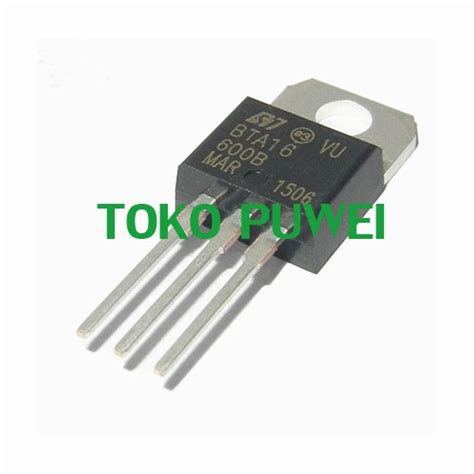 Jual BTA16 600B BTA16 600BWRG BTA16 600BRG TRIAC 16A 600V TO220 BD96