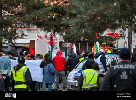 Demonstration Paleastina In Linz Pro Gaza 26112023 Linz Aut