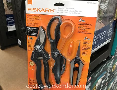 Fiskars 3 Piece Gardening Set Costco Weekender