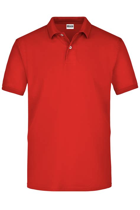 Homme Polo piqué manches courtes homme Rouge Daiber